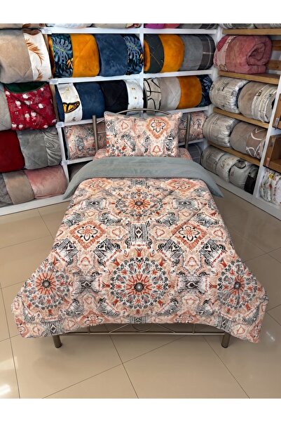 Sudemhome Single Double-Sided Plush Welsoft Pufidik Quilt Set (Quilt + 1 Pill...