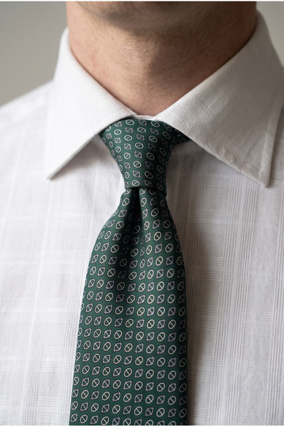 CROATE Premium Italian Patterned Imported Fabric Tie |   Minimalist Design