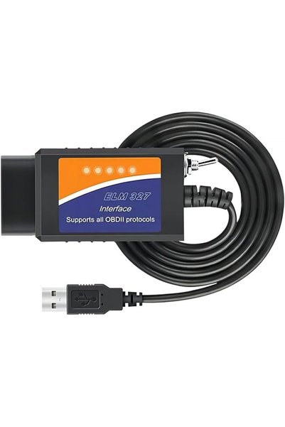 Generic محول ELM327 USB OBD2 الإصدار 1.5 مع مفتاح HS‑CAN MS‑CAN
