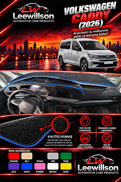 Volkswagen Caddy 2021 Ön Gögüs Panel Torpido Koruma Koruyucu Kilifi Halisi Örtüsü