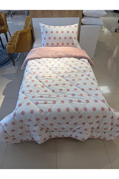 Sudemhome Single Double-Sided Plush Welsoft Pufidik Quilt Set (Quilt + 1 Pill...