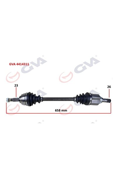 KOMPLE AKS SOL 0.9 Tce (A/T) (12-) 6 VITES