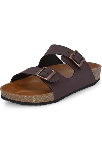 Centrino 7313 mens Cushion Sliders/Slippers | PU Padding on the Footbed | Bou...