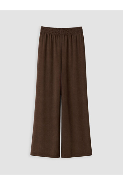 LC Waikiki Rmz Gi̇yi̇m Farkiyla Wide Leg Girls' Soft Touch Sweatpants