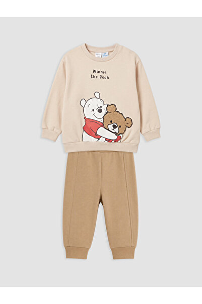 LC Waikiki Rmz Gi̇yi̇m Farkiyla Winnie the Pooh Baby Boy Set