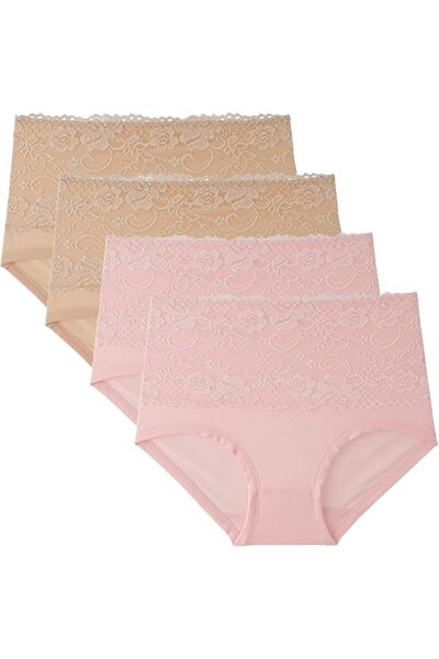 Dress Cici Plus Size High Waisted Cotton Underwear Briefs Panties for Women W...