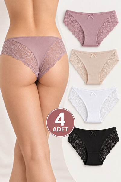 Clubee Women's Modal Midi Bato Underwear 4-Pack |   Modal Fabric |   Midi Bat...