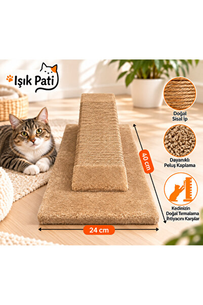 Işık Pati Kedi Tırmalama Rampası