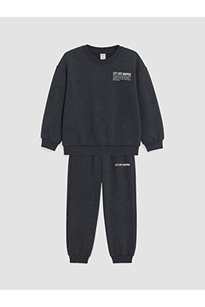 LC Waikiki Rmz Gi̇yi̇m Farkiyla Printed Boys' Set
