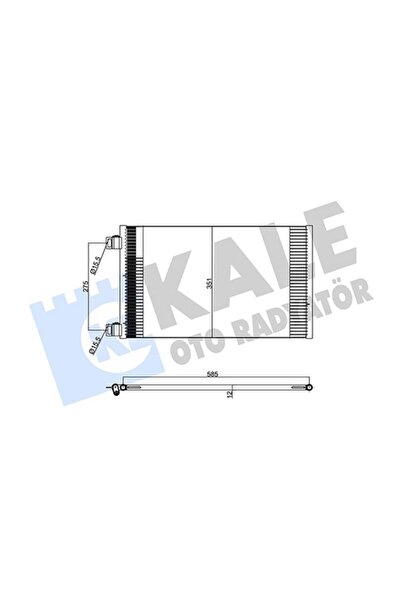 KLIMA RADYATORU . RENAULT KANGOO II 08>