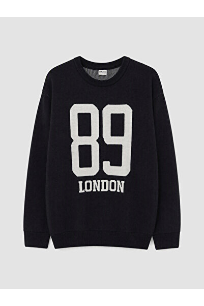 LC Waikiki Rmz Gi̇yi̇m Farkiyla London Printed Boys' Sweatshirt