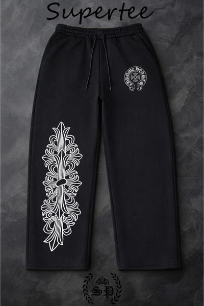 StartMore Supertee Design Sweatpants Printed Tracksuit with Back Pockets Vina...