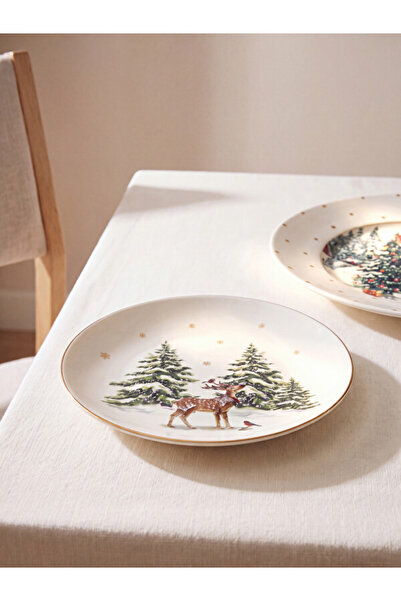 LC Waikiki Quality Pieces from Çelebi Store Christmas Themed Porcelain Plate ...