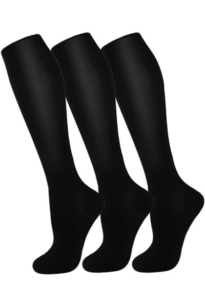 FuelMeFoot 3 Pack Copper Compression Socks - Compression Socks Women & Men Ci...