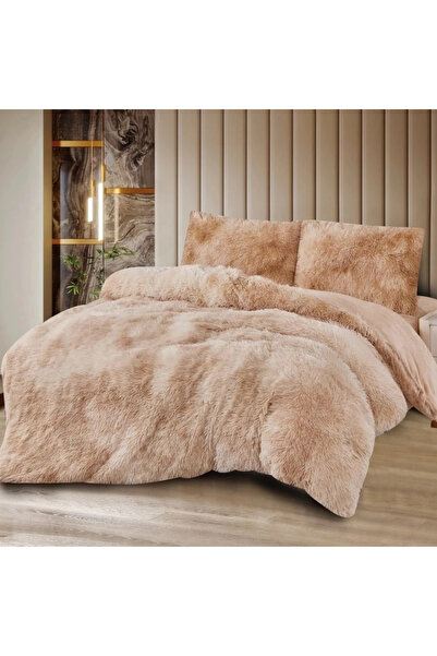 decorami COCOLINO Fluffy 4-piece super fluffy bed linen, Beige, gradient