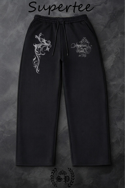 StartMore Supertee Design Sweatpants Printed Tracksuit with Back Pockets Vina...