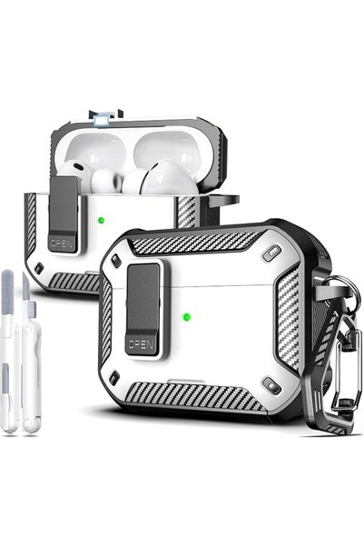 GENERAL Ar-Van for AirPods Pro 2 Case with Cleaning Kit, Military Grade Drop ...