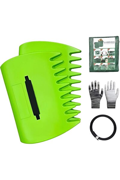 Generic Leaf Scoop Gardening Tool with Garden Bag, Gloves