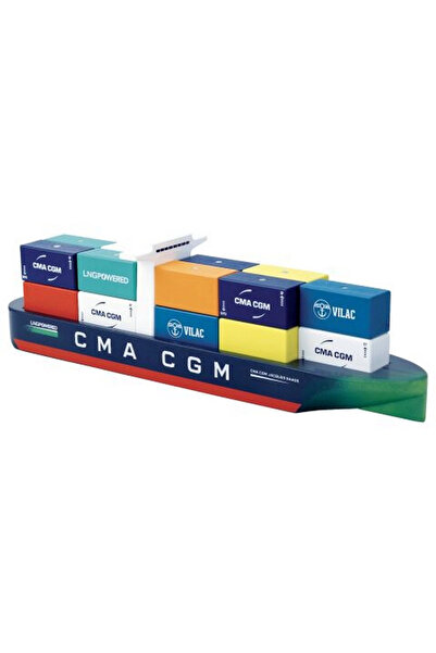 TOYFEST Magnetic Colorful Wooden Cargo Ship