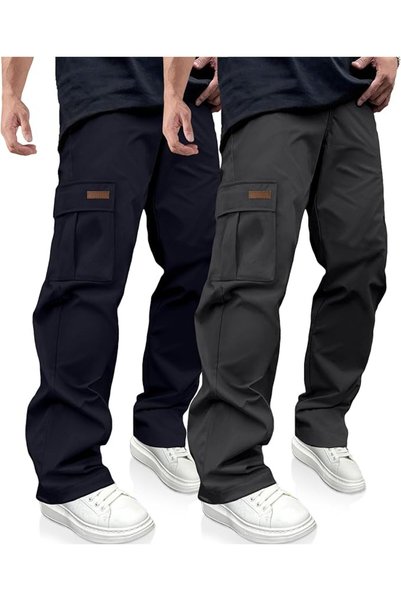 GENERAL PLEPAN mens Plepan Men's Casual Cargo Pants Street Style (pack of 1)
