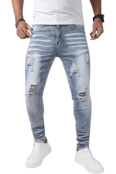 GENERAL JUNBAOSS mens Skinny Stretch Jeans for Men Jeans