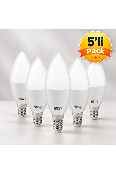 Horoz Elektrik Horoz Ultra-6 6W E14 6400K Led Ampul 5'Li Pack