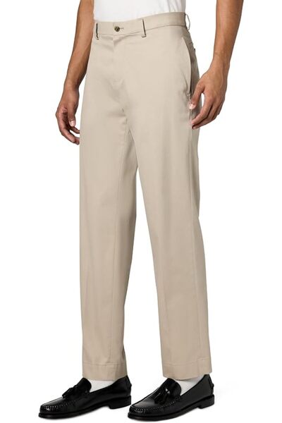 BROOKS BROTHERS mens Regular Fit Stretch Lightweight Advantage Chino Pants Ca...
