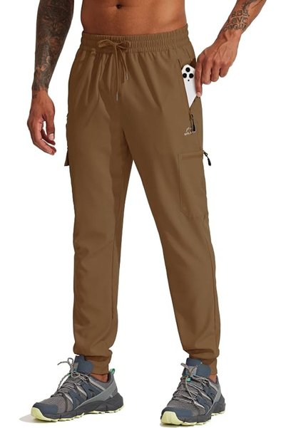 GENERAL WILLIT Men's Hiking Joggers Travel Athletic Pants Lightweight Quick D...