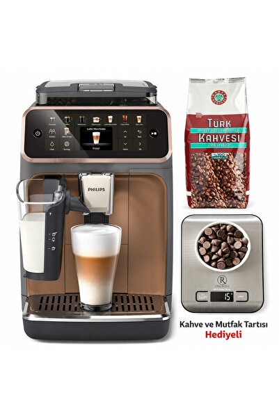 20 İçecek Seçeneği Espresso Makinesi EP5544/80 Espresso Çekirdek 1 Kg ve Tartı Hediyeli