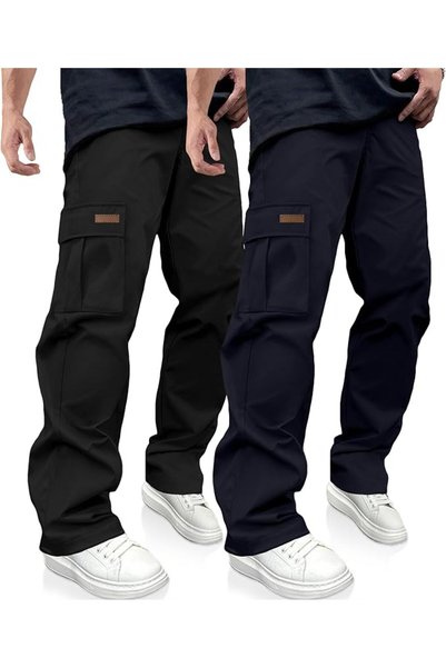GENERAL PLEPAN mens Plepan Men's Casual Cargo Pants Street Style (pack of 1)