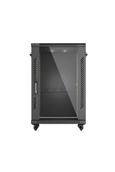 Lanberg Επιτοίχιο ντουλάπι rack 19 ιντσών, 18U/600X600 επίπεδο, Αυτοσυναρμολο...