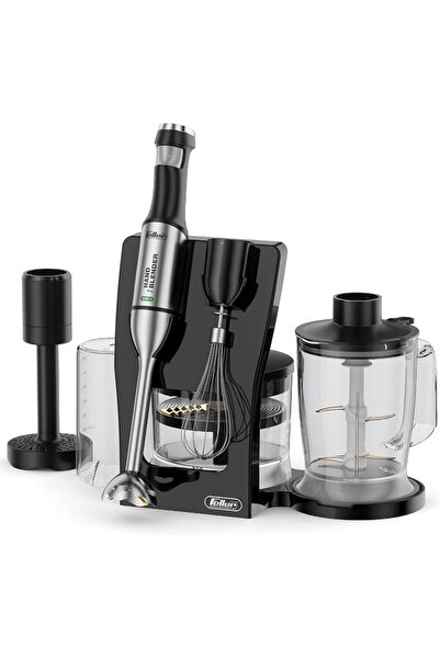 Feller mainz Feller Germany 5in1 Hand Blender,1000W,1.8L food Processor+4 Dif...