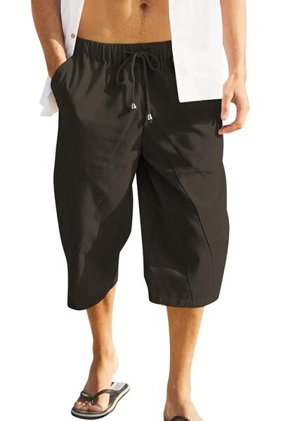 COOFANDY mens Mens Casual Linen Pants Modern/Fitted