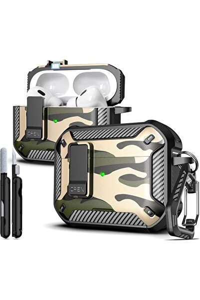 GENERAL Ar-Van for AirPods Pro 2 Case with Cleaning Kit, Military Grade Drop ...