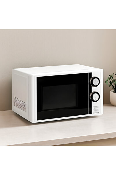 20L 700W Mikrodalga Fırın - 5 Güç Kademesi, Buz Çözme, Beyaz