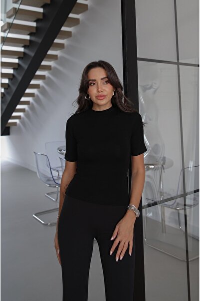 Havoş Μαύρη μπλούζα Ruby Fit Modal