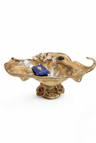 Royal London White Cristal MURANO GONDOL 17*35 CM