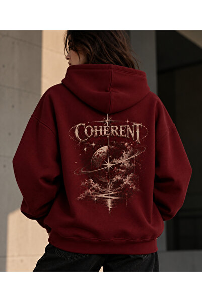 COHERENT Hanorac unisex pentru bărbați/femei GZGNCHR, colorat, cu imprimeu pe...