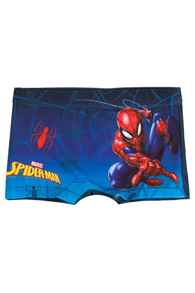 OEM Boxeri Inot Albastri cu Model Spiderman cu Panza & Paianjen Rosu pentru C...