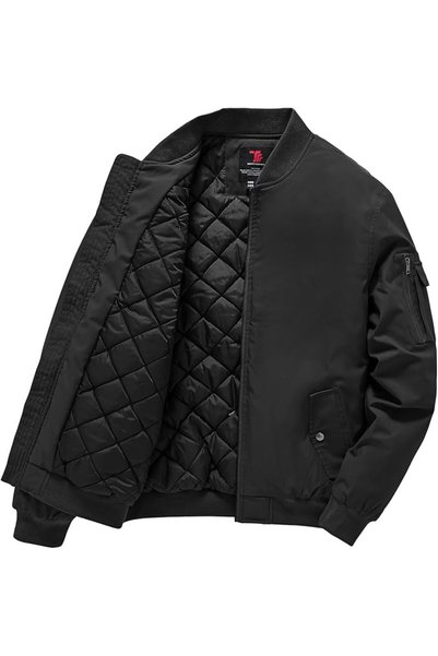 GENERAL Gopune Men's Windproof Bomber Jacket Warm Water Resistant Windbreaker...