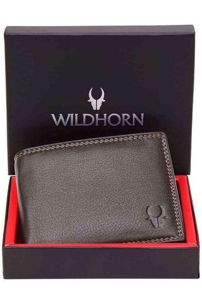 Wildhorn ® RFID Protected Genuine Leather Wallet for Men's