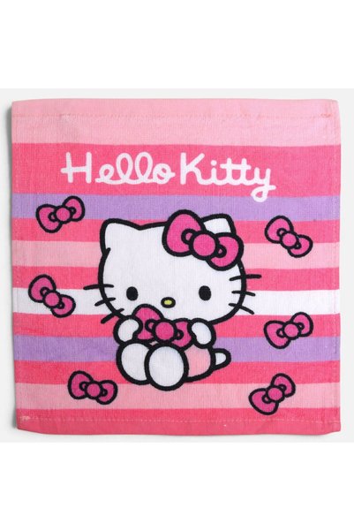 OEM Prosopel din Bumbac Roz Hello Kitty pentru Bebelusi 30x30cm