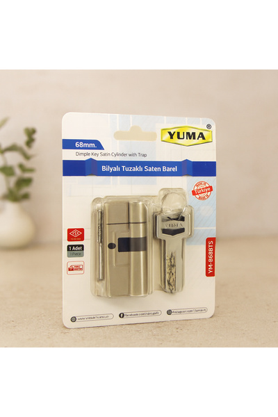 Generic Brand Ball Trapped Cylinder Barrel Nickel Satin