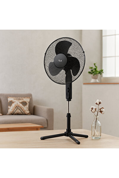 16\" (41 cm) Teleskopik Katlanır Ayaklı Vantilatör - Metal Kafes, 3 Kademe