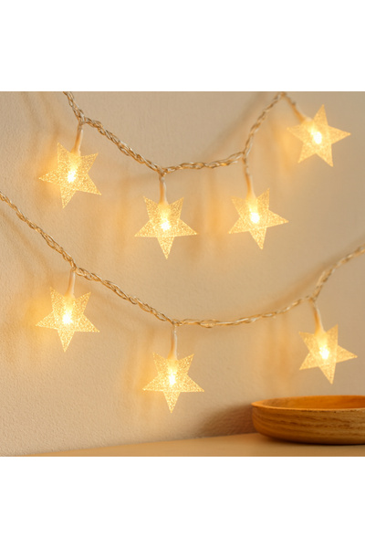 FMA 5m Led Star Light Chain - Daylight, with Plug