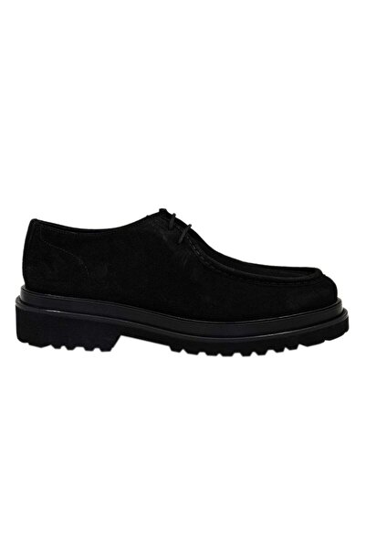 Alberto Rossi 101 7Km 3094 Men's Casual Shoes - Black Suede