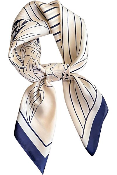 GENERAL YelaJoy Blue Hair Scarf Square Lightweight Headscarf Bandana