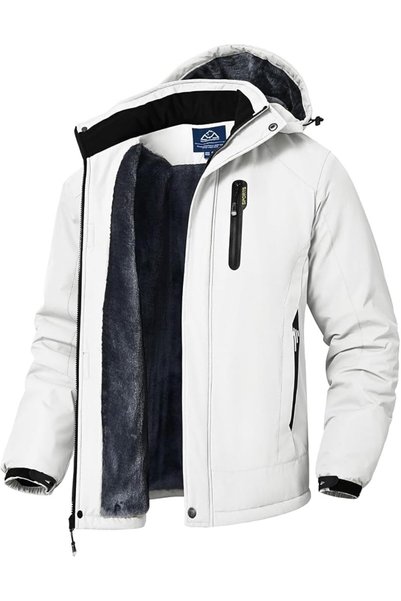 Rdruko Men's Ski Snow Jacket Waterproof Winter Insulated Coat