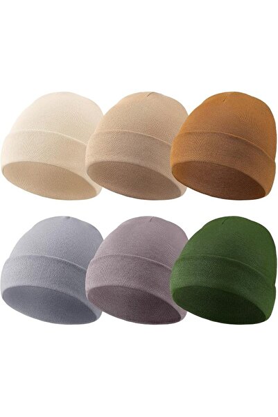 Newcotte 6 Pcs Preemie Baby Hats Cotton Preemie Caps Warm Newborn Beanie Prem...