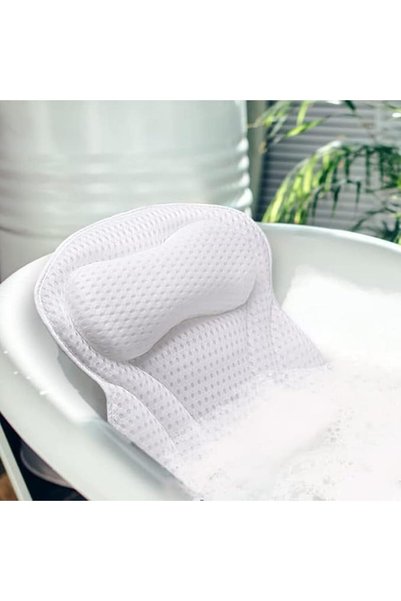 TRASSLE Bath Pillow Luxury Bathtub Pillow, 4D Bath Tub Pillows for Head, Neck...
